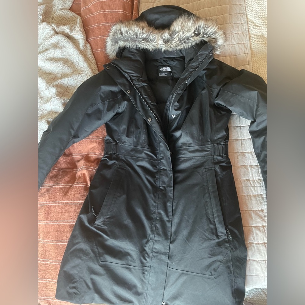 Black North Face Parka